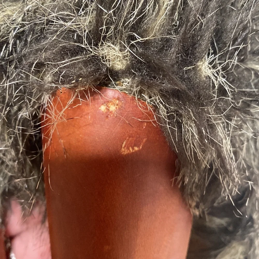 Rare Limited Edition Lita - Shag Jeffrey Campbell Faux Fur Booties in Ta… - Picture 7 of 17